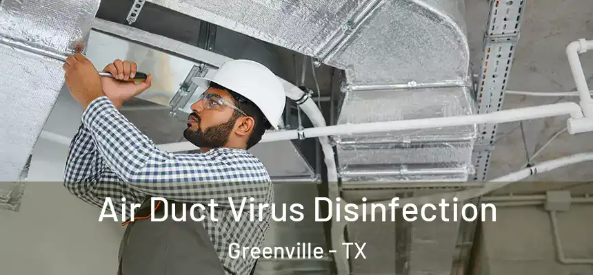 Air Duct Virus Disinfection Greenville - TX