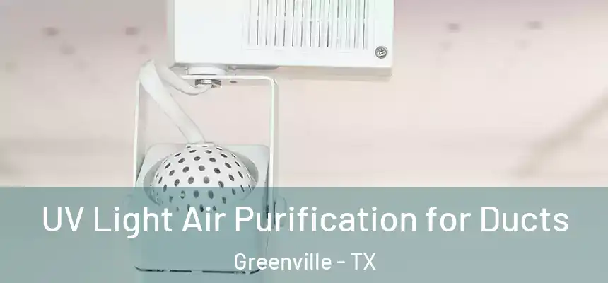  UV Light Air Purification for Ducts Greenville - TX